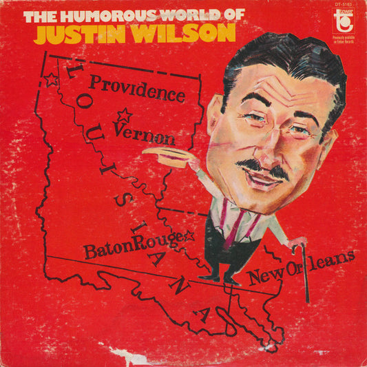 Justin Wilson : The Humorous World Of Justin Wilson (LP,Album,Reissue)