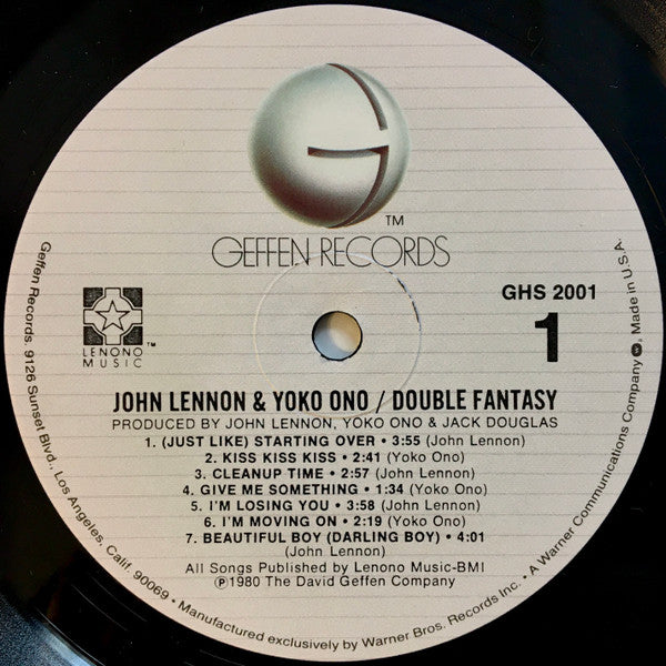 John Lennon & Yoko Ono : Double Fantasy (LP,Album)