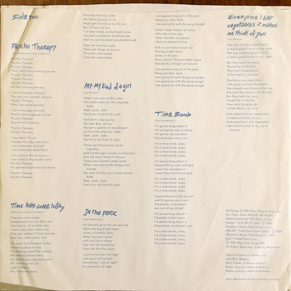Ramones : Subterranean Jungle (LP,Album)