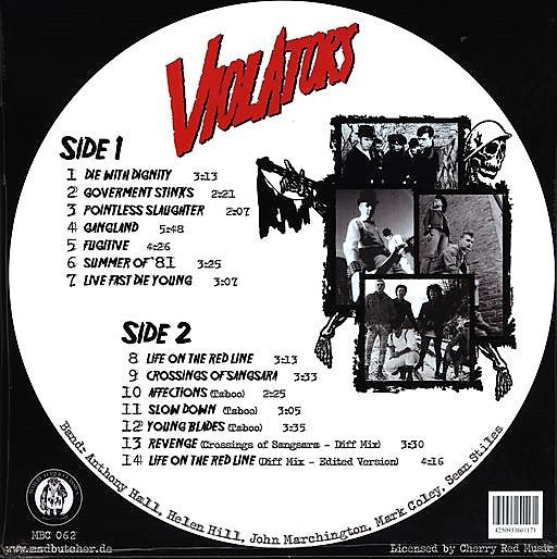 Violators (2) : The No Future Years (LP,Compilation,Reissue)