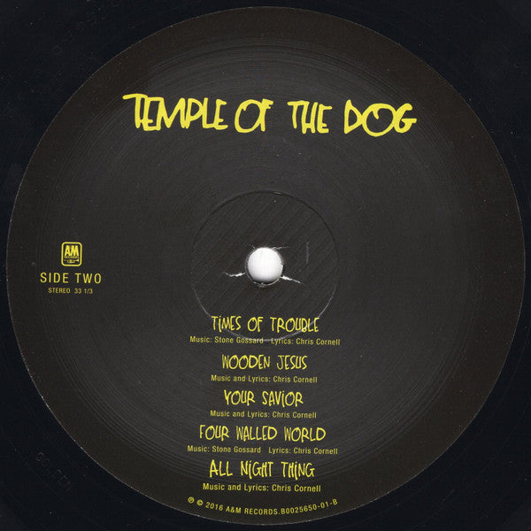 Temple Of The Dog : Temple Of The Dog (LP,Album,Reissue,Remastered)