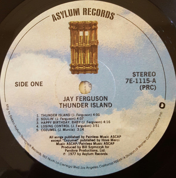 Jay Ferguson : Thunder Island (LP,Album)