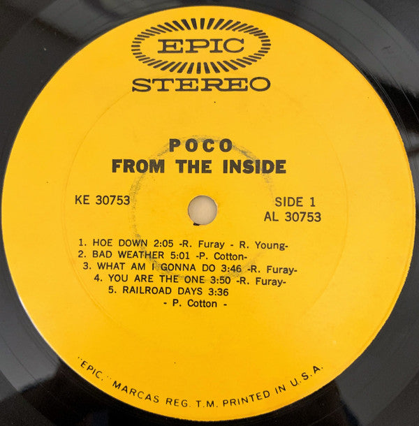 Poco (3) : From The Inside (LP,Album)