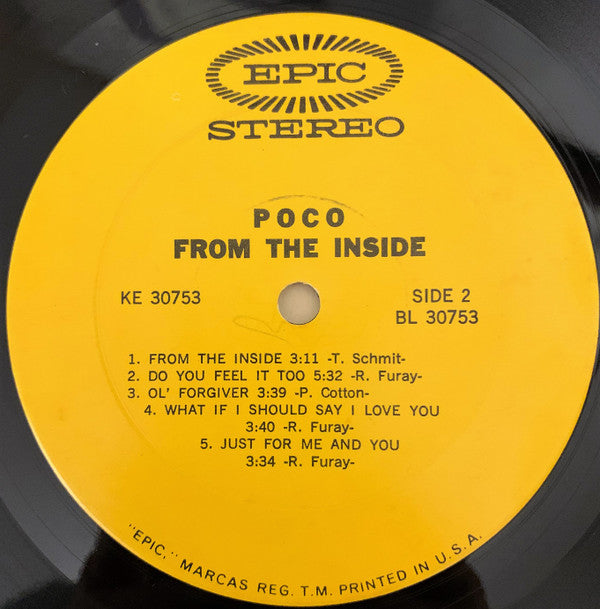 Poco (3) : From The Inside (LP,Album)