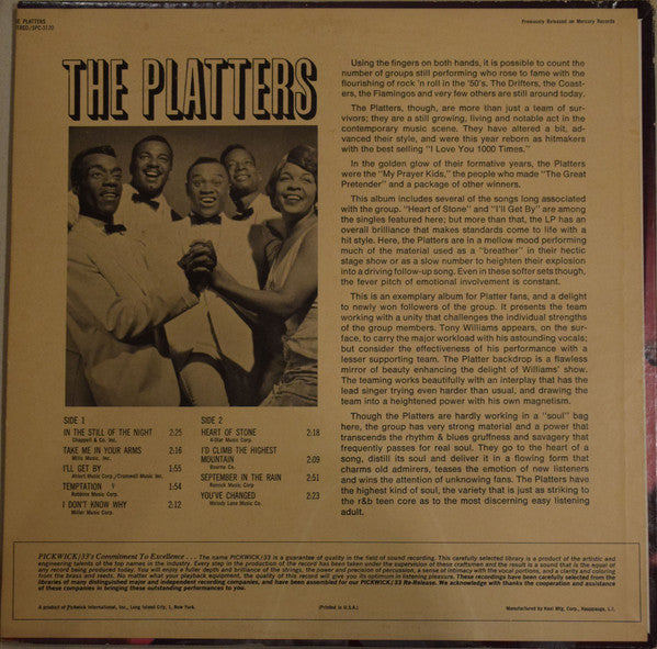 Platters, The : In The Still Of The Night (LP,Compilation)