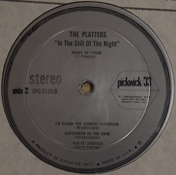 Platters, The : In The Still Of The Night (LP,Compilation)