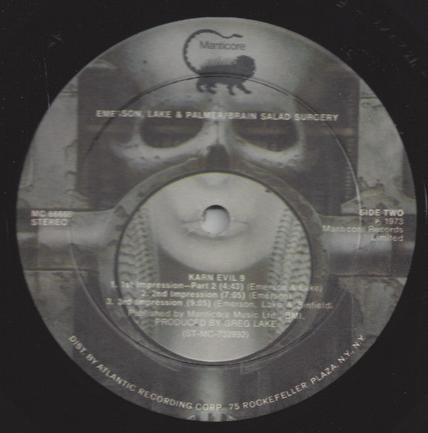 Emerson, Lake & Palmer : Brain Salad Surgery (LP,Album,Reissue)