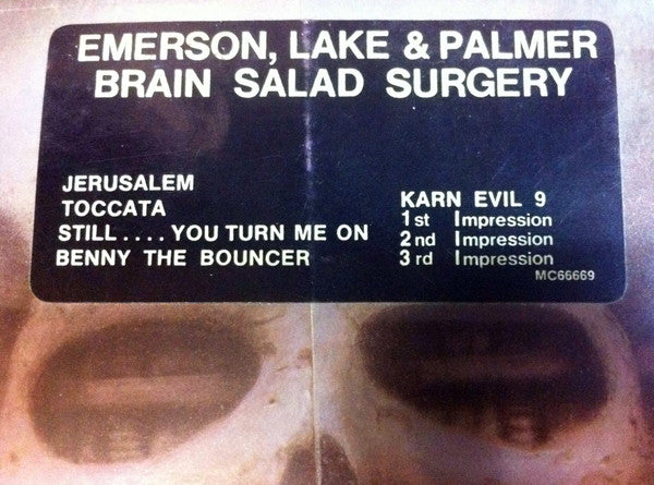 Emerson, Lake & Palmer : Brain Salad Surgery (LP,Album,Reissue)
