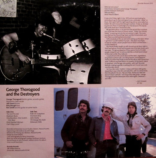 George Thorogood & The Destroyers : George Thorogood And The Destroyers (LP,Album)