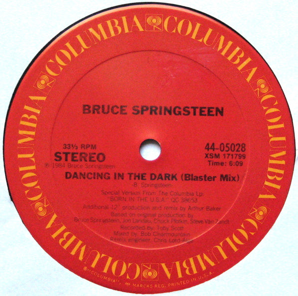 Bruce Springsteen : Dancing In The Dark (12",Single,33 ⅓ RPM)