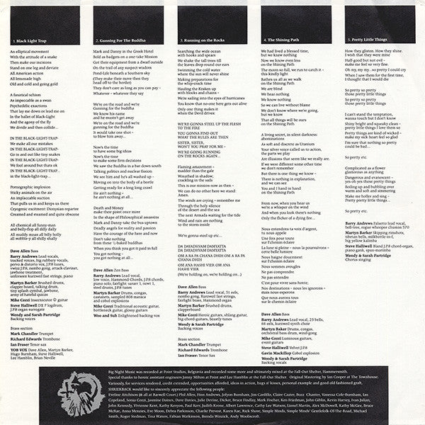 Shriekback : Big Night Music (LP,Album,Stereo)