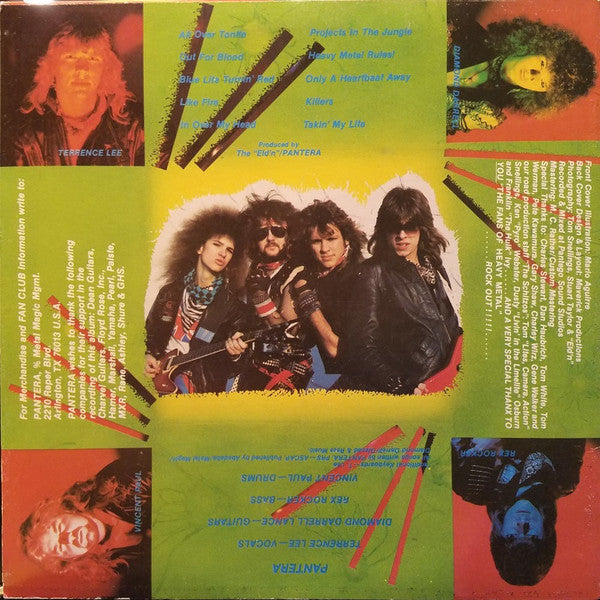 Pantera : Projects In The Jungle (LP,Album)