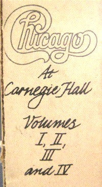 Chicago (2) : Chicago At Carnegie Hall (Volumes I, II, III And IV) (LP,Album,Stereo)