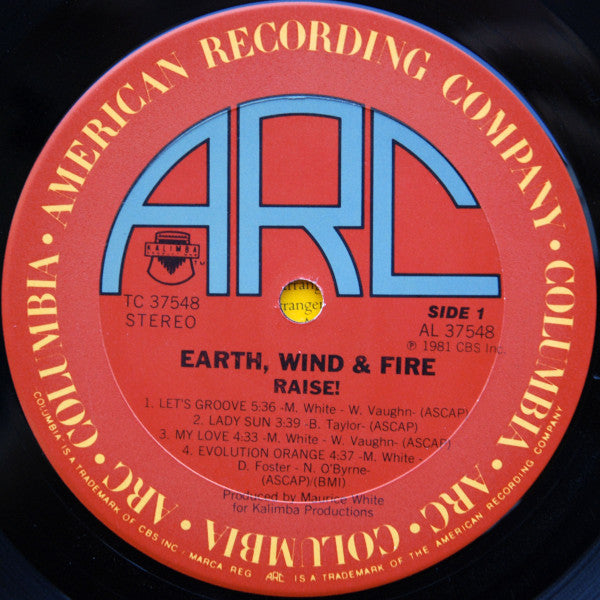 Earth, Wind & Fire : Raise! (LP,Album,Stereo)