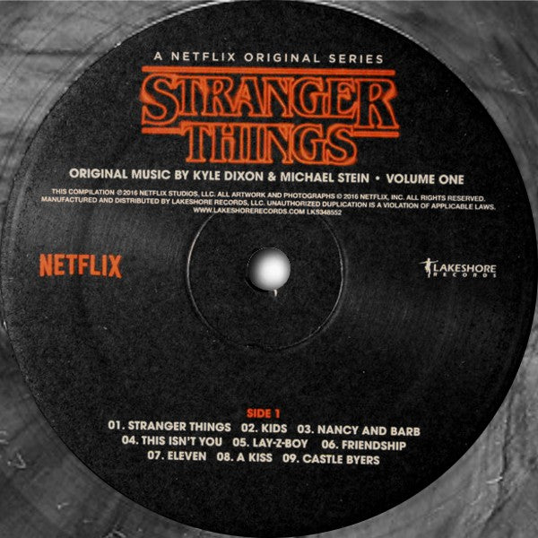 Kyle Dixon (2), Michael Stein (9) : Stranger Things - Volume One (A Netflix Original Series) (LP,Album,Limited Edition)