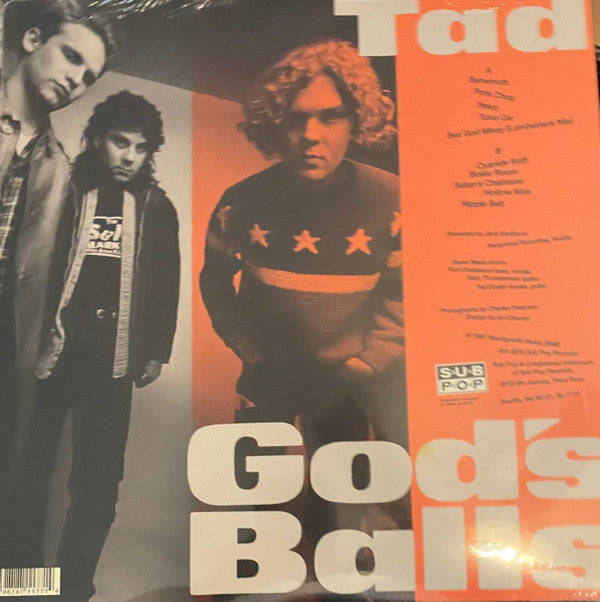Tad : God's Balls (LP,Album,Reissue)