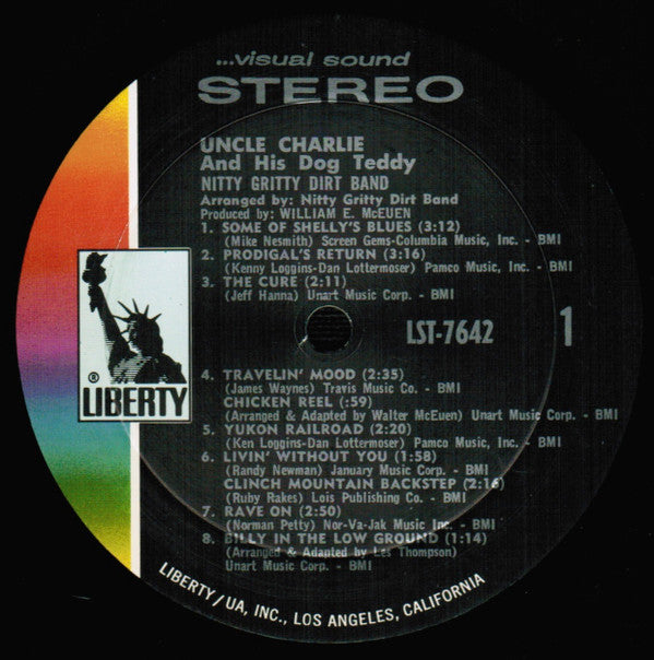 Nitty Gritty Dirt Band : Uncle Charlie & His Dog Teddy (LP,Album,Stereo)