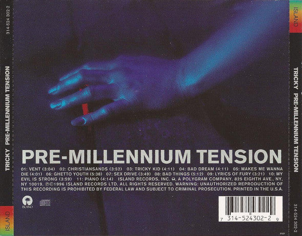 Tricky : Pre-Millennium Tension (Album)