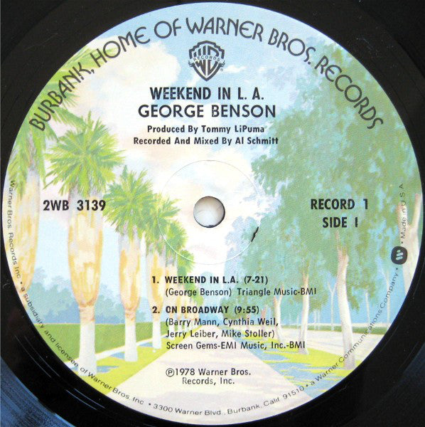 George Benson : Weekend In L.A. (LP,Album)