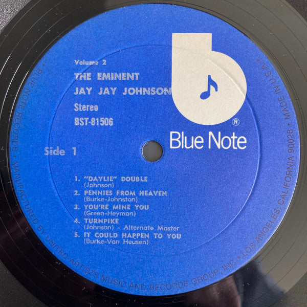 J.J. Johnson : The Eminent Jay Jay Johnson Volume 2 (LP,Compilation,Reissue,Stereo)