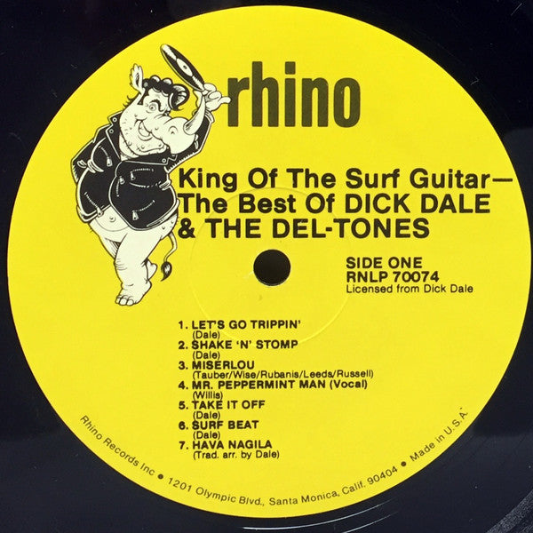 Dick Dale & His Del-Tones : King Of The Surf Guitar - The Best Of Dick Dale & The Del-Tones (LP,Compilation)