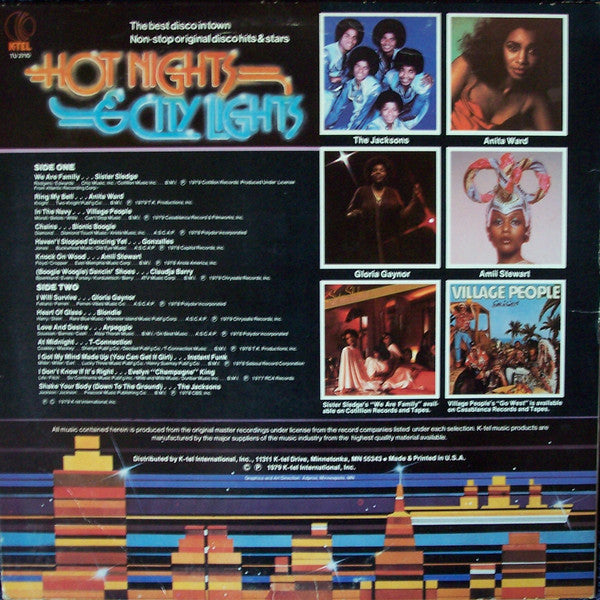 Various : Hot Nights & City Lights (LP,Compilation)