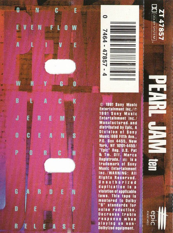 Pearl Jam : Ten (Album)