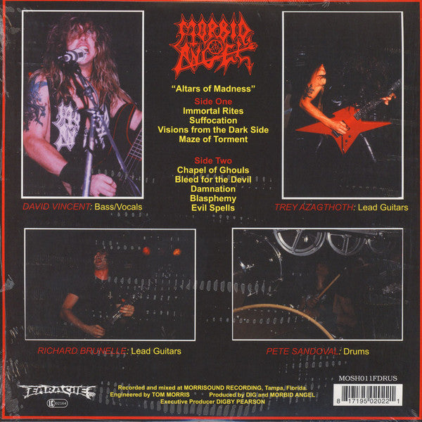 Morbid Angel : Altars Of Madness (LP,Album,Reissue,Remastered)