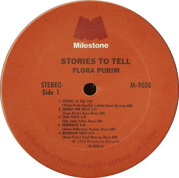 Flora Purim : Stories To Tell (LP,Album,Stereo)