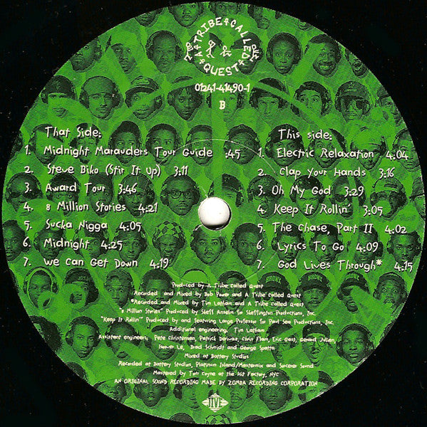 A Tribe Called Quest : Midnight Marauders (LP,Album)