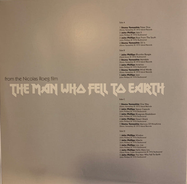 Various : The Man Who Fell To Earth (LP,Album,Compilation)