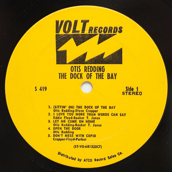 Otis Redding : The Dock Of The Bay (LP,Album,Stereo)