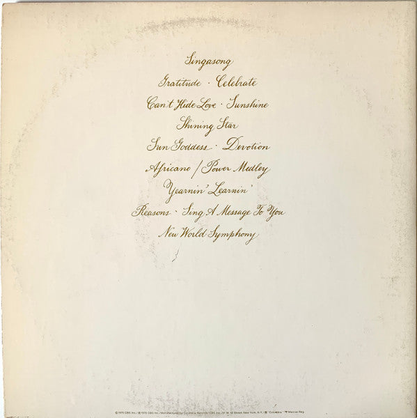 Earth, Wind & Fire : Gratitude (LP,Album,Stereo)