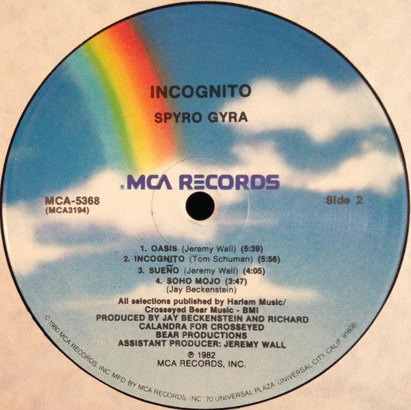 Spyro Gyra : Incognito (LP,Album)