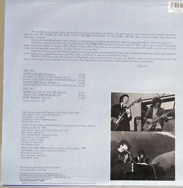 John Mayall : Primal Solos (LP,Album,Reissue)