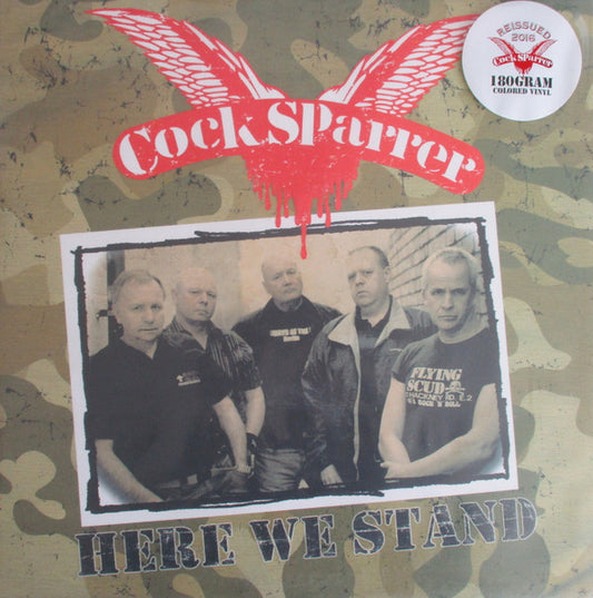 Cock Sparrer : Here We Stand (LP,Album,Reissue)