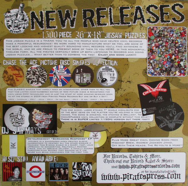Cock Sparrer : Here We Stand (LP,Album,Reissue)