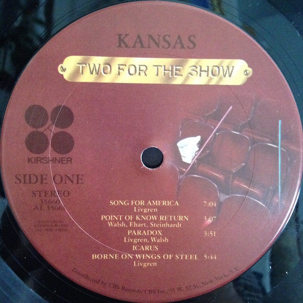Kansas (2) : Two For The Show (LP,Album)