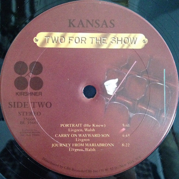 Kansas (2) : Two For The Show (LP,Album)