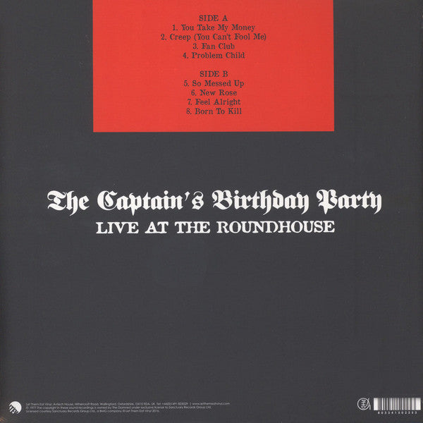 Damned, The : The Captains Birthday Party - Live At The Roundhouse (LP,Reissue)