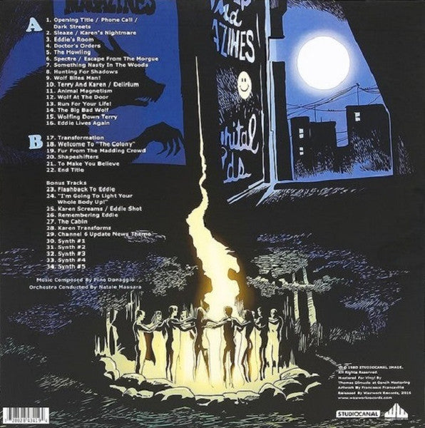 Pino Donaggio : The Howling (Original Motion Picture Soundtrack) (LP,Album,Reissue,Remastered)