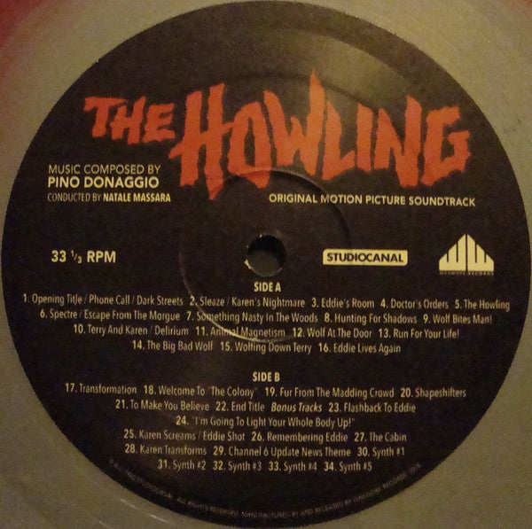 Pino Donaggio : The Howling (Original Motion Picture Soundtrack) (LP,Album,Reissue,Remastered)