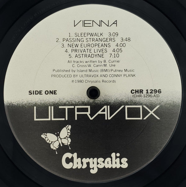 Ultravox : Vienna (LP,Album,Stereo)