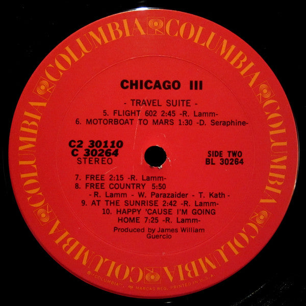 Chicago (2) : Chicago III (LP,Album)