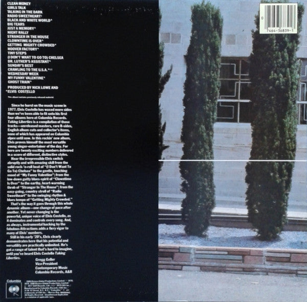 Elvis Costello : Taking Liberties (LP,Compilation,Stereo)