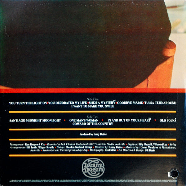 Kenny Rogers : Kenny (LP,Album,Repress,Stereo)