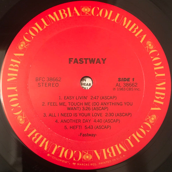 Fastway (2) : Fastway (LP,Album)