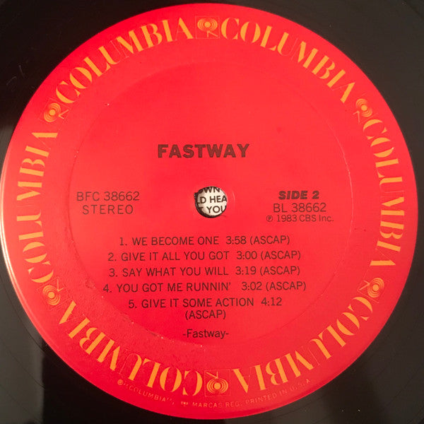 Fastway (2) : Fastway (LP,Album)