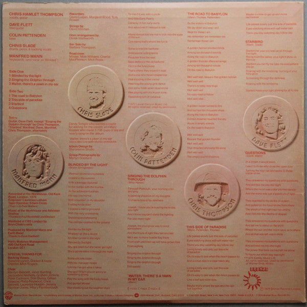 Manfred Mann's Earth Band : The Roaring Silence (LP,Album)