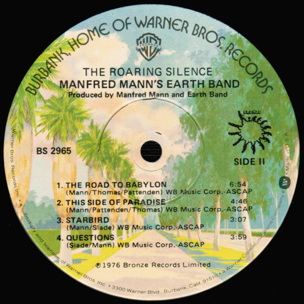 Manfred Mann's Earth Band : The Roaring Silence (LP,Album)